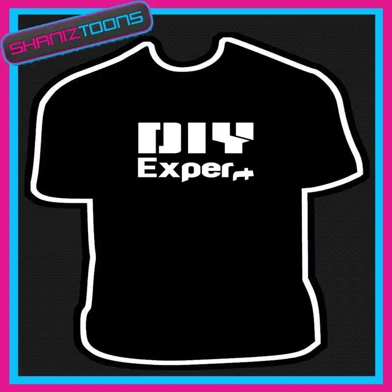 DIY DO IT YOURSELF EXPERT FUNNY MENS SLOGAN TSHIRT