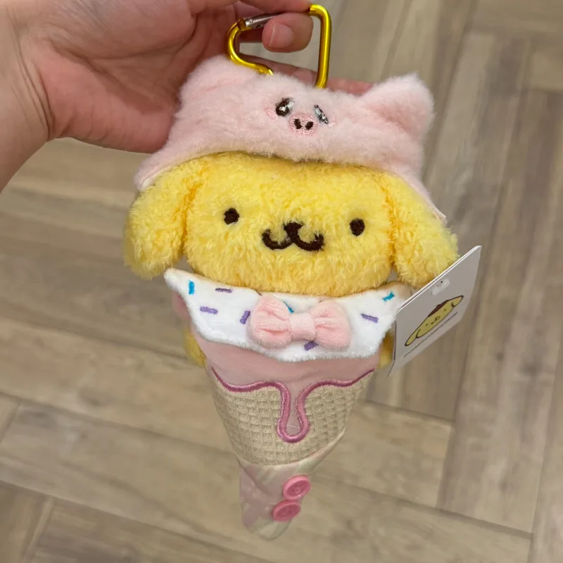 cartoon Cinnamoroll Pachacco cosplay dress-up cartoon plush doll keychain PP cotton stuffed doll kawaii school bag pendant gift - view 5