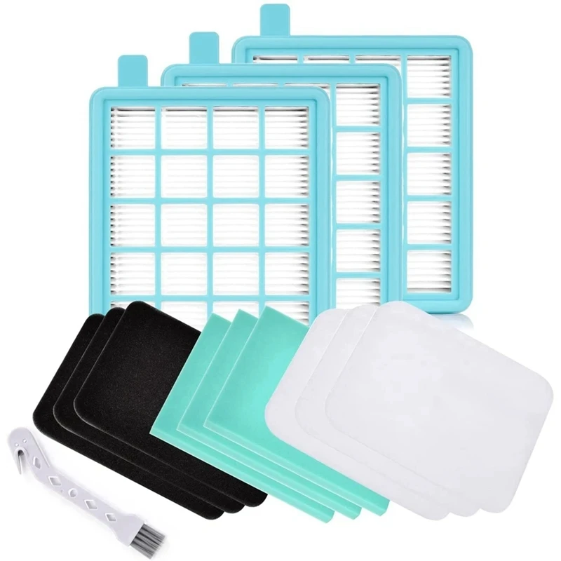 FC8058/01 Filter Replacement Filter Set For FC8630, Powerpro Compact And Active Vacuum Cleaner Replacement Set