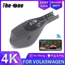 New! Plug and play Car DVR WiFi 4K Dash Cam Camera For Volkswagen Golf GTI R MK7 MK7.5 MK8/Tiguan/Passat (B8)/Jetta/Taos/Touran