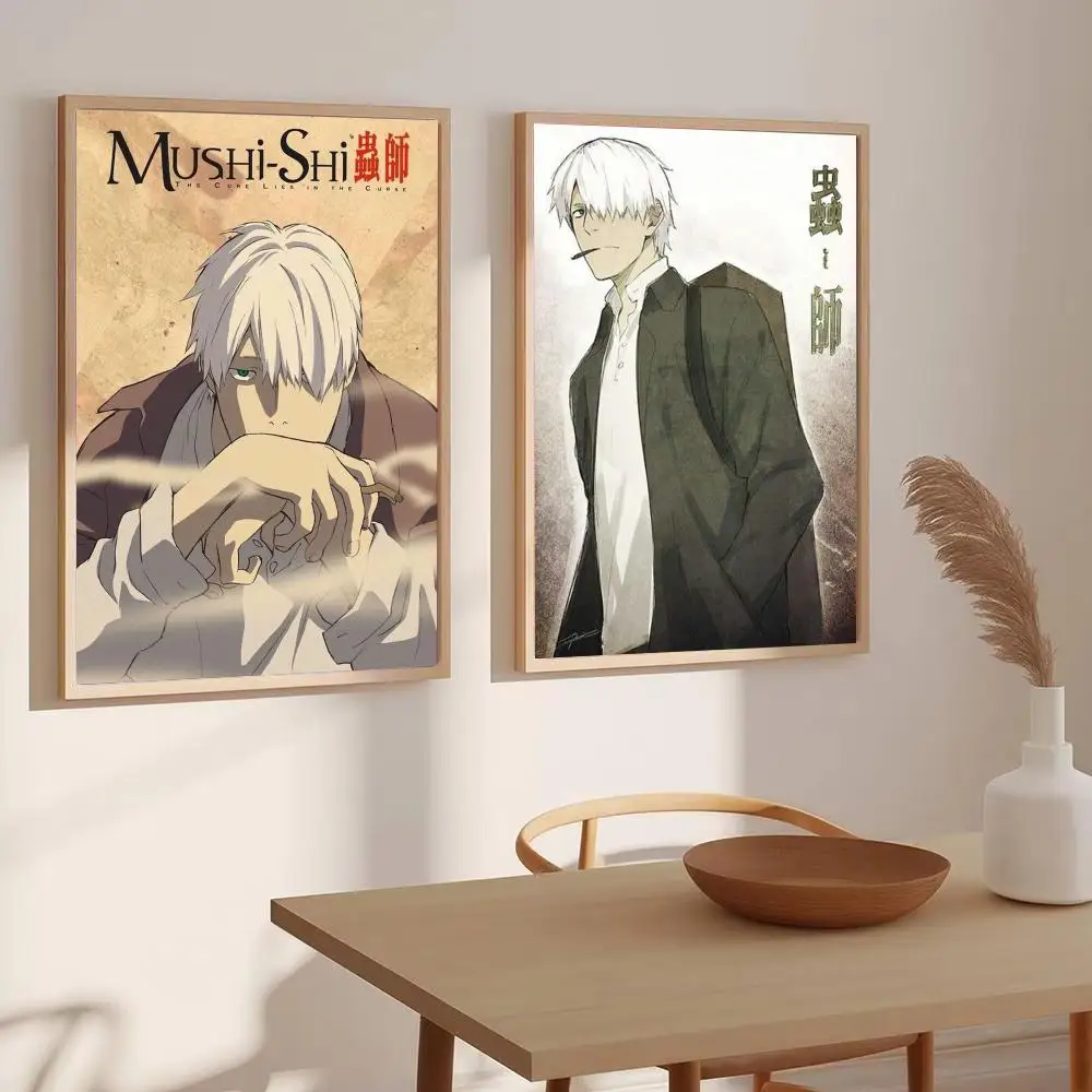 Anime M-Mushishi Painting Calligraphy Modern Aesthetic Wall Art Print Trendy Bedroom Home Decor Gift view 4