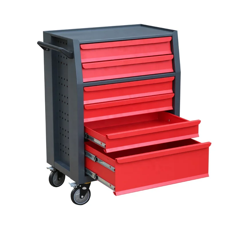 Custom Steel Tool Cabinet Trolley Workshop Mobile Tool Trolley Cabinet