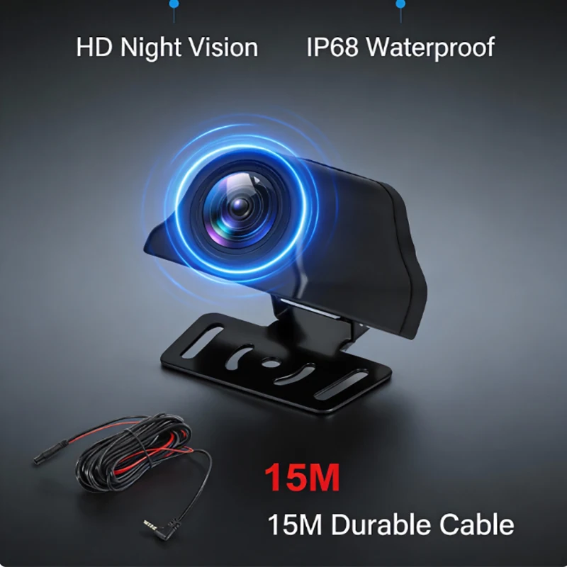1080P AHD Car Rear View Camera with 4 Pin for Car DVR, Dashcam Mirror, Waterproof 2.5mm Jack, Universal Rear Camera