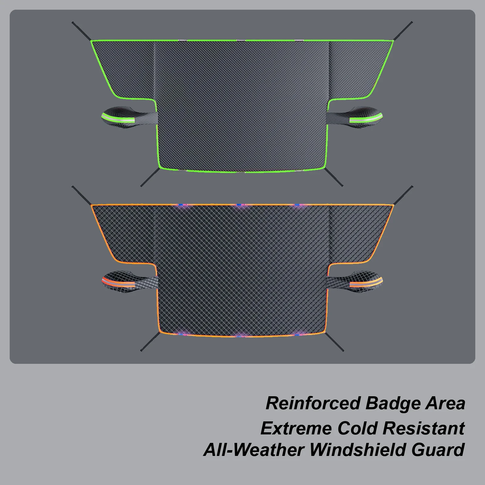 

Car Snow Cover Front Windshield Antifreeze Cover Oxford Fabric Waterproof Auto Sunshade Snow Ice Windshield Cover