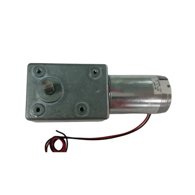 Imagem -02 - Caixa de Engrenagens de Redução Quadrada Turbina Worm Auto-lock Motor Grande Torque dc 12v 24v 600jsx4468