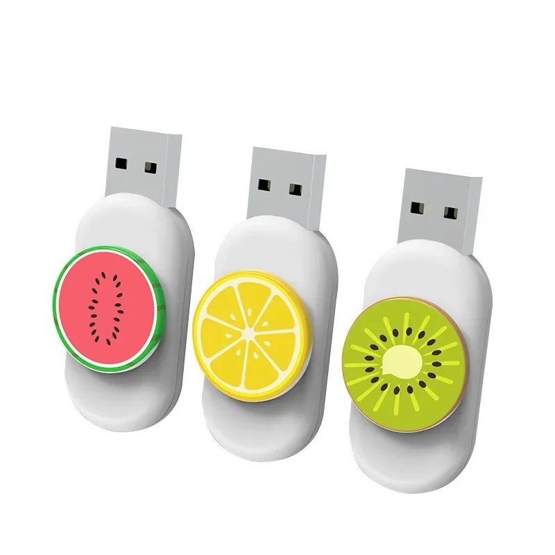 Personalized cartoon U disk rotatable gift U disk fruit series new creative students