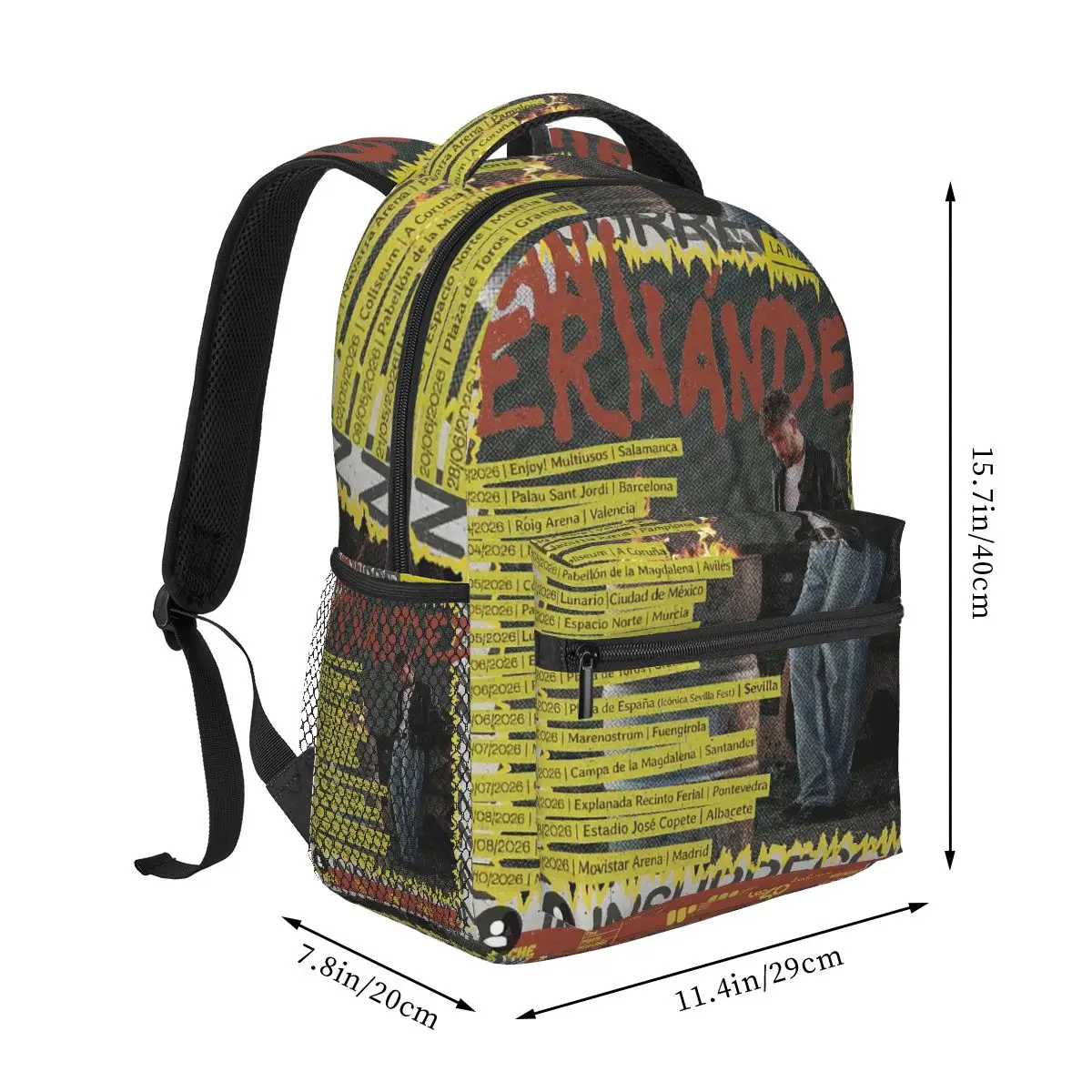 Rapper Dani Fernandez Fashion Graphics Backpack Student Boys Girls BookBag Children School Bag  Shoulder Bags for Men Women