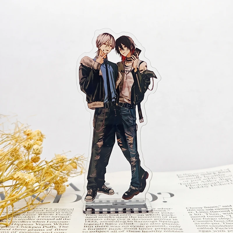 BL Anime 666DOPES Akane Toui Cosplay Standing Plate Creative Figure Stand Desktop Decoration Ornament Prop