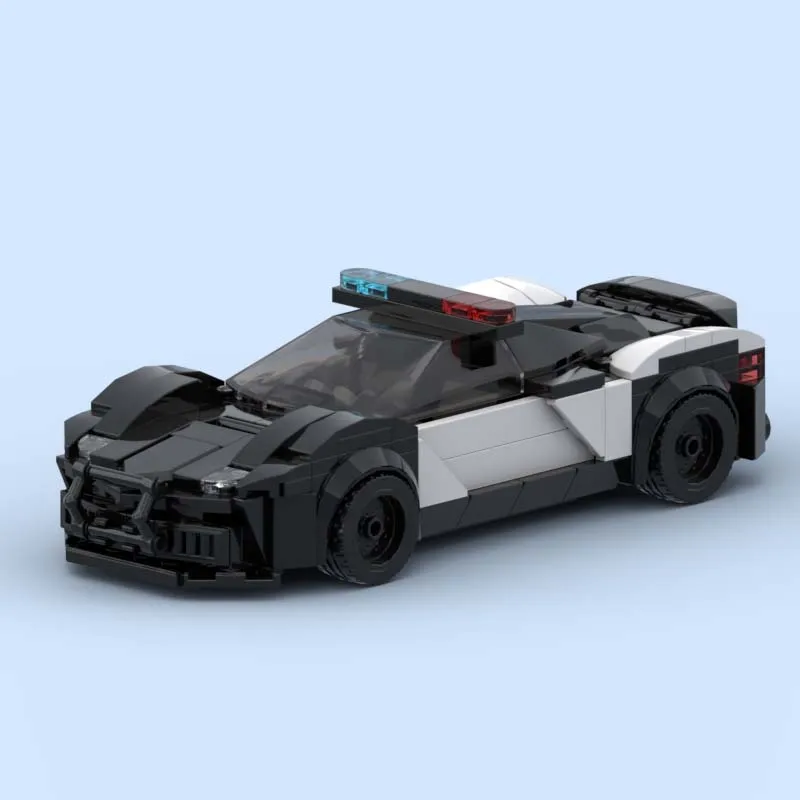 Squadra di sicurezza urbana Pattuglia della polizia Auto Building Block Assemblaggio di auto Modello giocattolo Set Regali creativi Natale NUOVO 263 pezzi