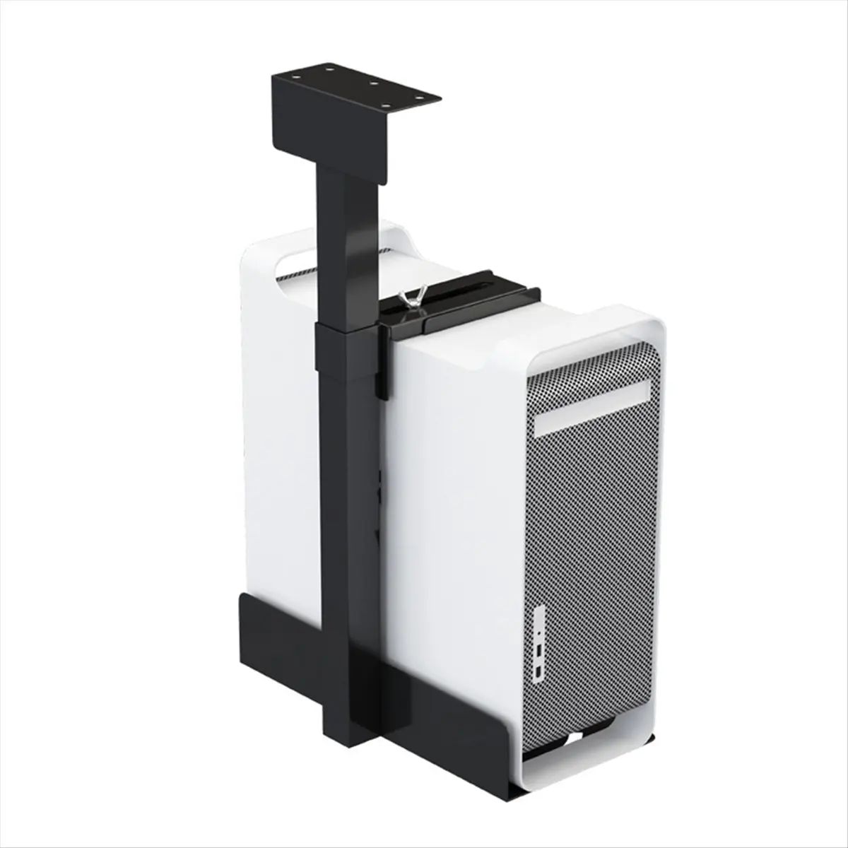 【A60I】 Support universel réglable pour boîtier PC, support latéral mural ou sous le bureau pour CPU