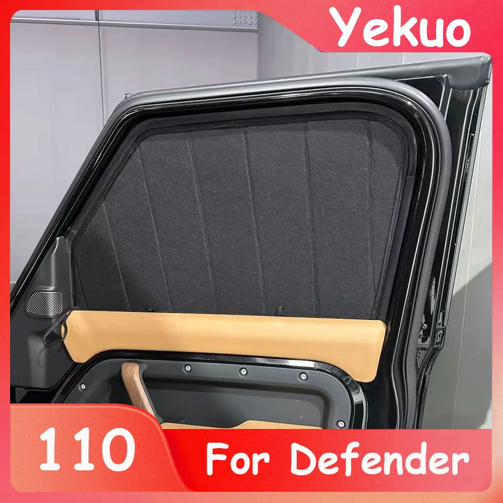 For 2020-2026 Land Rover Defender 110 car window sunshade, heat insulation sunshade, car interior sunshade, folding sunshade