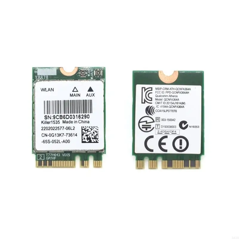 N84B Wirelessac NetworkAdapter WiFiカードBT4.1 2.4G+5GデュアルバンドNGFFコネクタラップトップWiFiカード