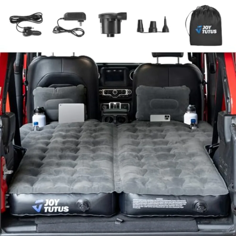 

Air Mattress for Camping w/Air Pump Compatible with Wrangler JL, Comfort SUV Inflation Mattress w/2 Pillows for 2018-2026 Wrangl