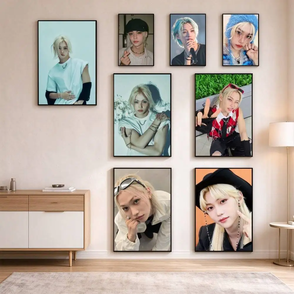 V-Vocal Idol Felix Lee  Poster Waterproof Wall Art Sticker For Bar Living Room Vintage Decor High Quality Print Gift