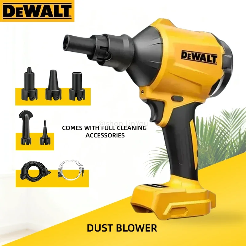 

Dewalt Cordless Air Blower Brushless Dusting Machine Electric Dust Blower Inflator Handheld Fan For Dewalt 20V Battery