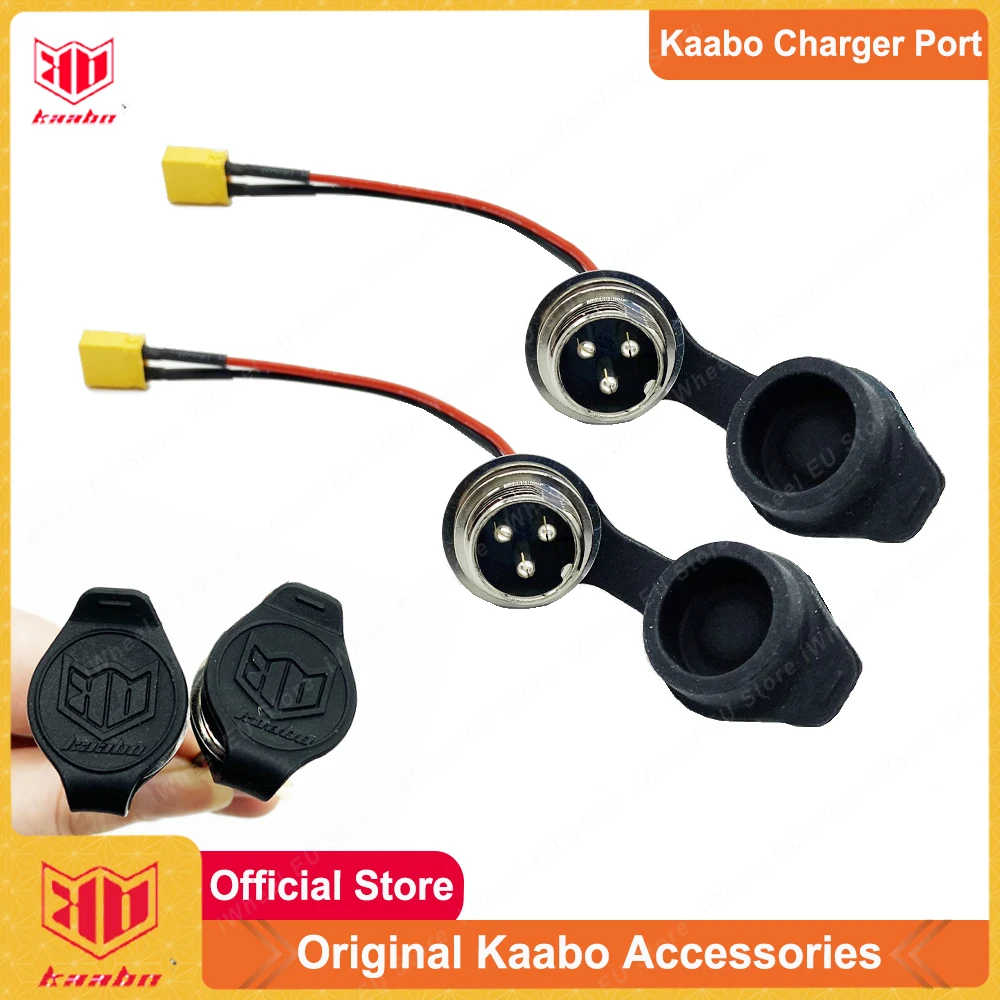 Original Kaabo Charging Port for Kaabo Mantis 8/10 Kaabo Wolf Warrior X /11 King+ Kaabo Wolf Warrior/King GT Pro Elecric Scooter