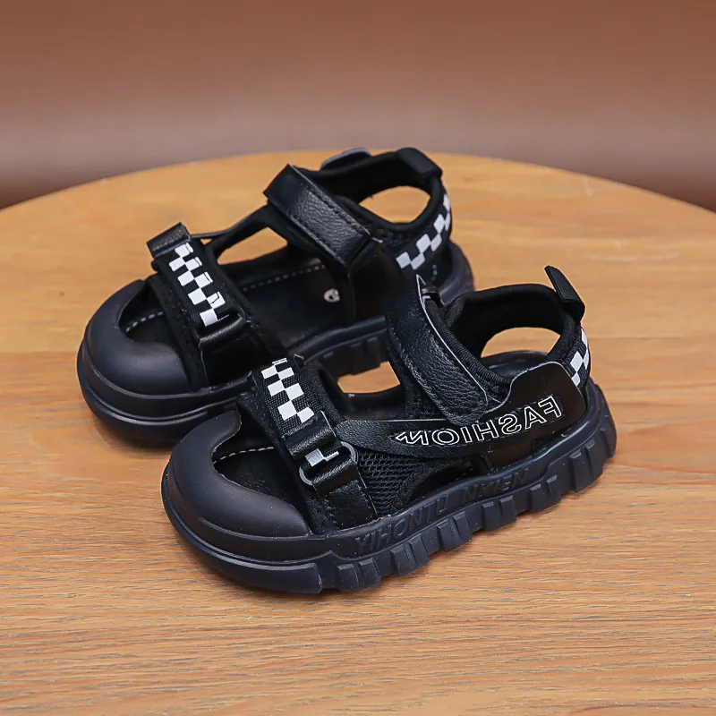 Kids  Sandals Boys Beach Shoes 2023 Summer Baby Breathable Sandals Girls Soft Sole Anti slip Casual Sneakers