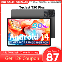 Teclast T50 Plus Tablet, 11 Inches, Unisoc T620, 8 Cores, (6Gb+10Gb)Max.16Gb Ram, 256Gb Rom, 4g Network, Dual Sim, Android 14, 8000Mah, 1920X1200 Ips, Wifi