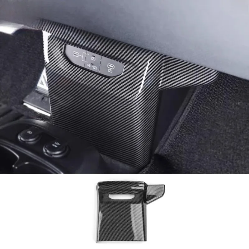 

Для KIA EV6 2026: накладка на передний зарядный порт с узором под карбон и защитная накладка от царапин на передней части, аксессуары для модификации интерьера