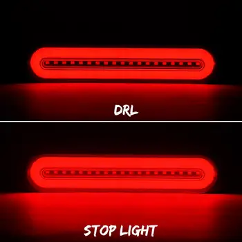 v 1 LED zadní brzdová světla pro přívěs a nákladní automobil LED světlo 12V 24V zadní světla pro automobily směrová světla pro čtyřkolky, SUV, UTV, automatické zadní brzdové světlo DRL 10 nejlepší prodej Zadní světlo Toyota Crown - №6