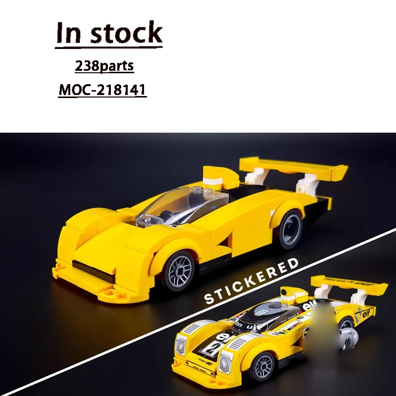 MOC-218141 جديد كلاسيكي A442B سباق السيارات الخارقة بنة نموذج، 238 أجزاء، الأولاد الأطفال عيد ميلاد بناء الالعاب العملاقة هدية