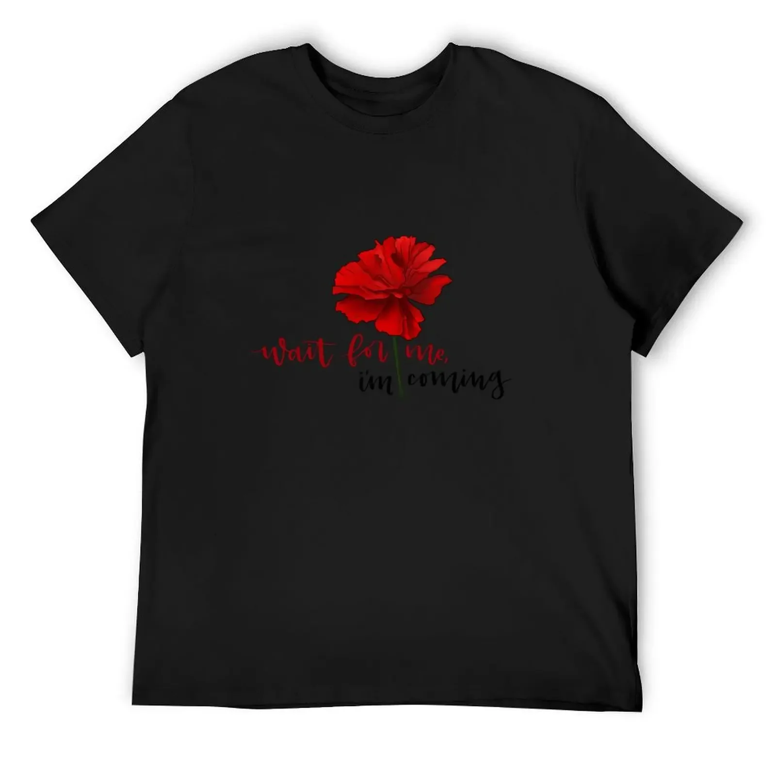 

Wait For Me Hadestown T-Shirt tees Short sleeve tee fashion shirts Blouse mens clothing