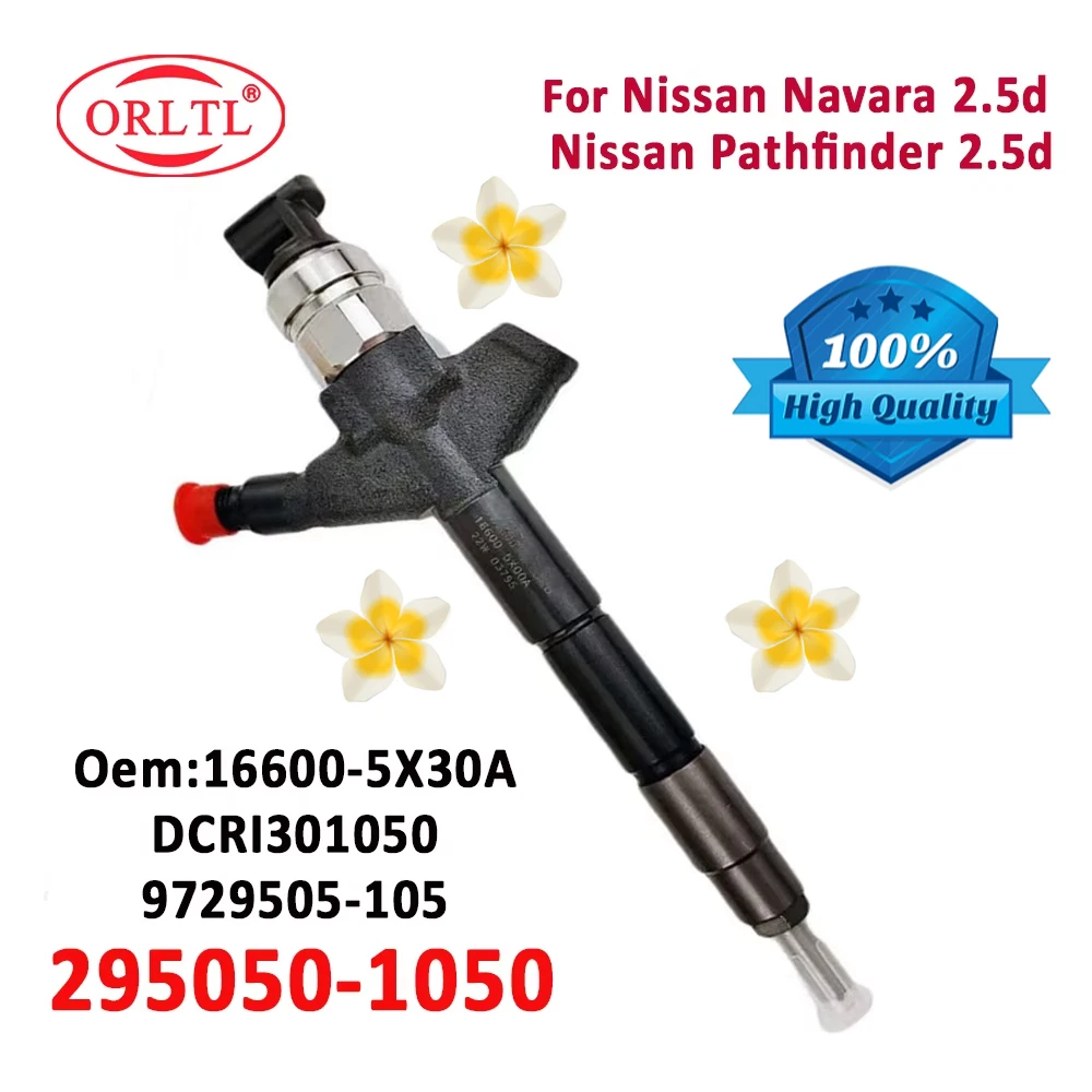 ORLTL NUEVO Inyector Diesel 295050-1050 DCRI301050 Combustible Auto 16600-5X30A 9729505-105 166005X30A para Nissan Navara Pathfinder