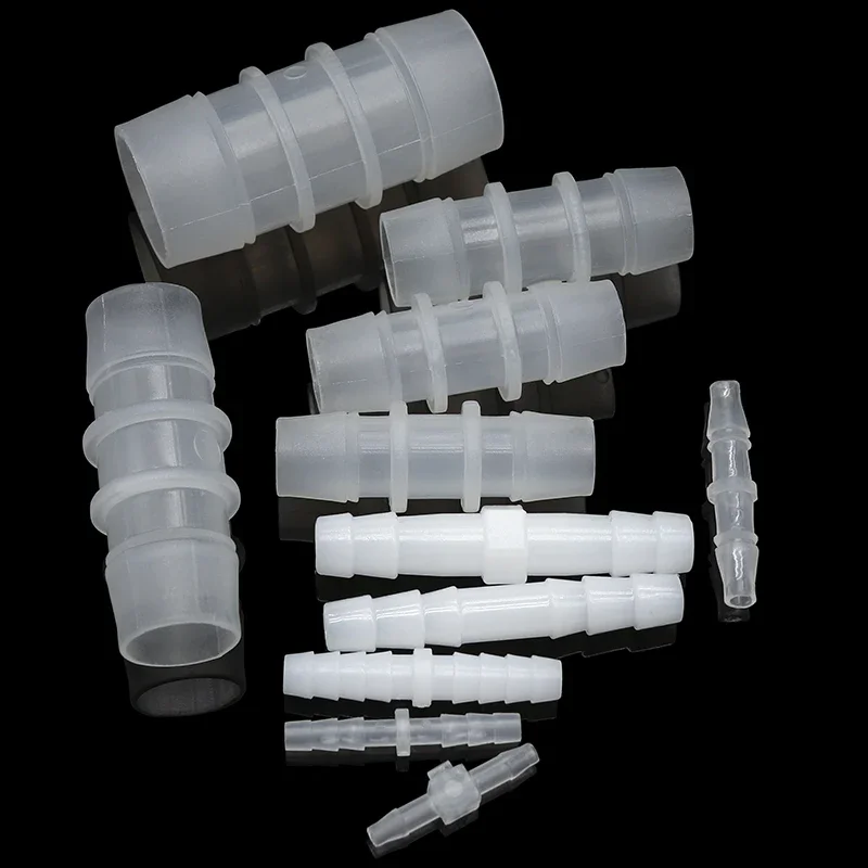Pagoda Plastic Hose Joint 1.6-10mm Straight Type for Aquarium Fish Tank Air Pump Water Pipe Fittings 10/20/50pcs Set