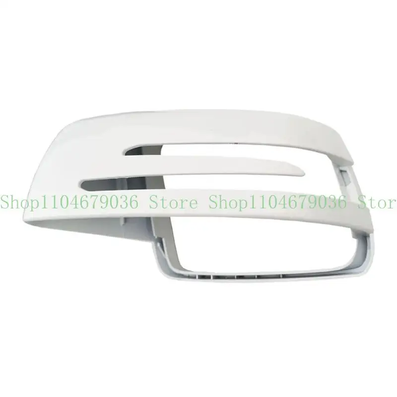 

652F Black Car Rear View Mirror Cover Cap For Mercedes W204 X204 W212 Side Mirror Cover Trim Car Styling Side Mirror Cover
