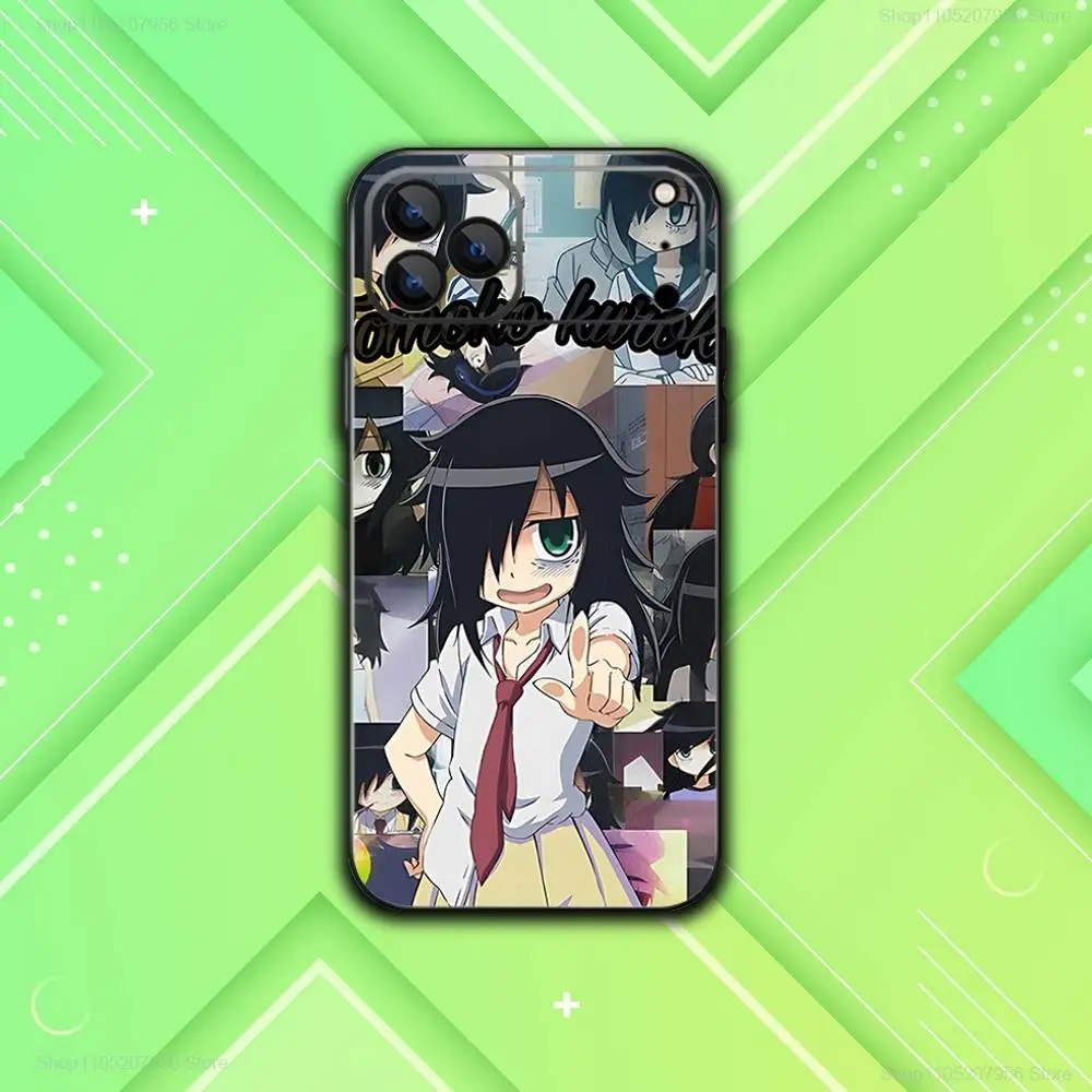 T-Tomoko K-Kurokis Cartoon Phone Case For iPhone 17,16,15,14,13,12,11,Plus,E,Air,Pro,Max,Mini Black Cover