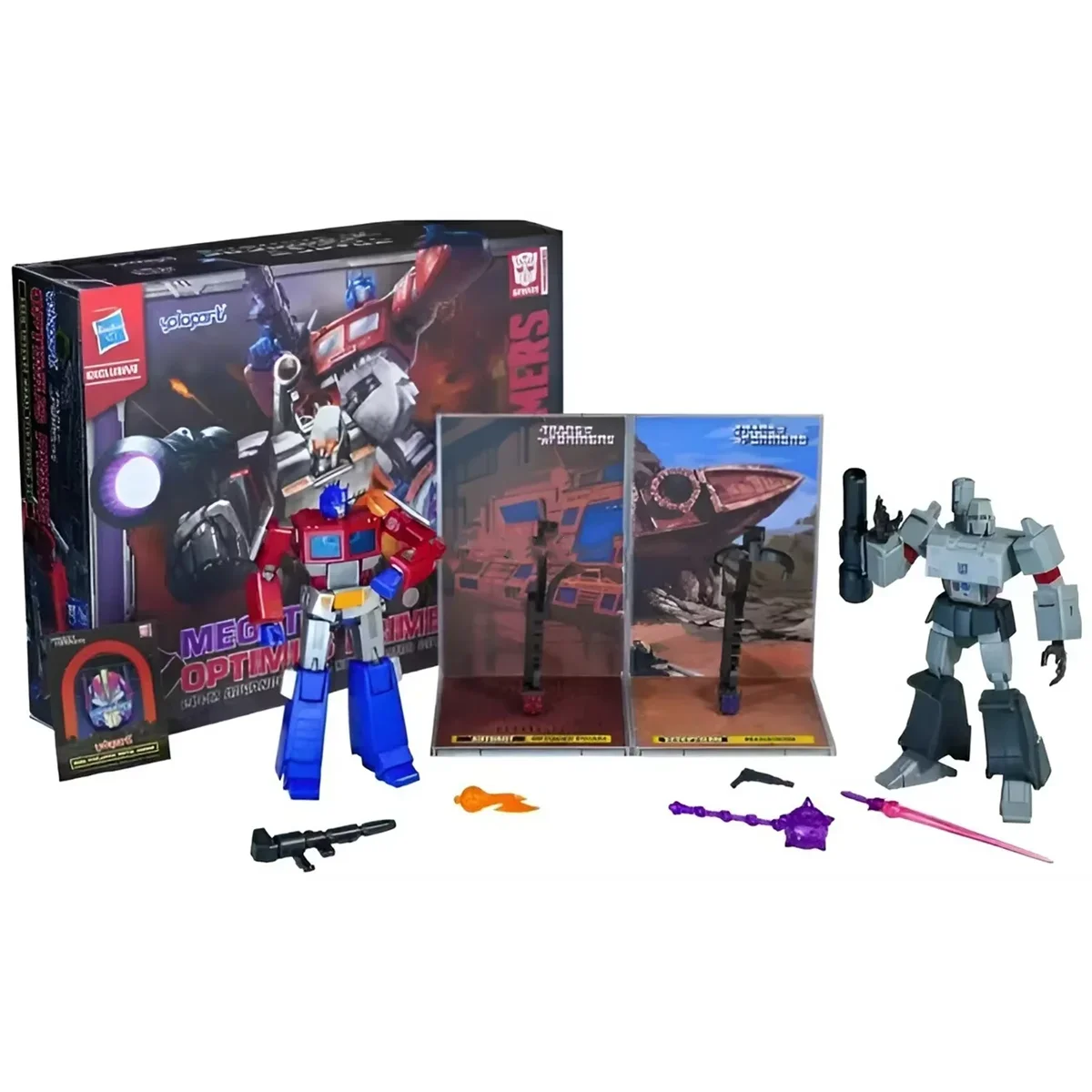 Hasbro Transformers Original Series Pre-assembled movable model Megatron & Optimus Prime combo set Action Figure Model Toys