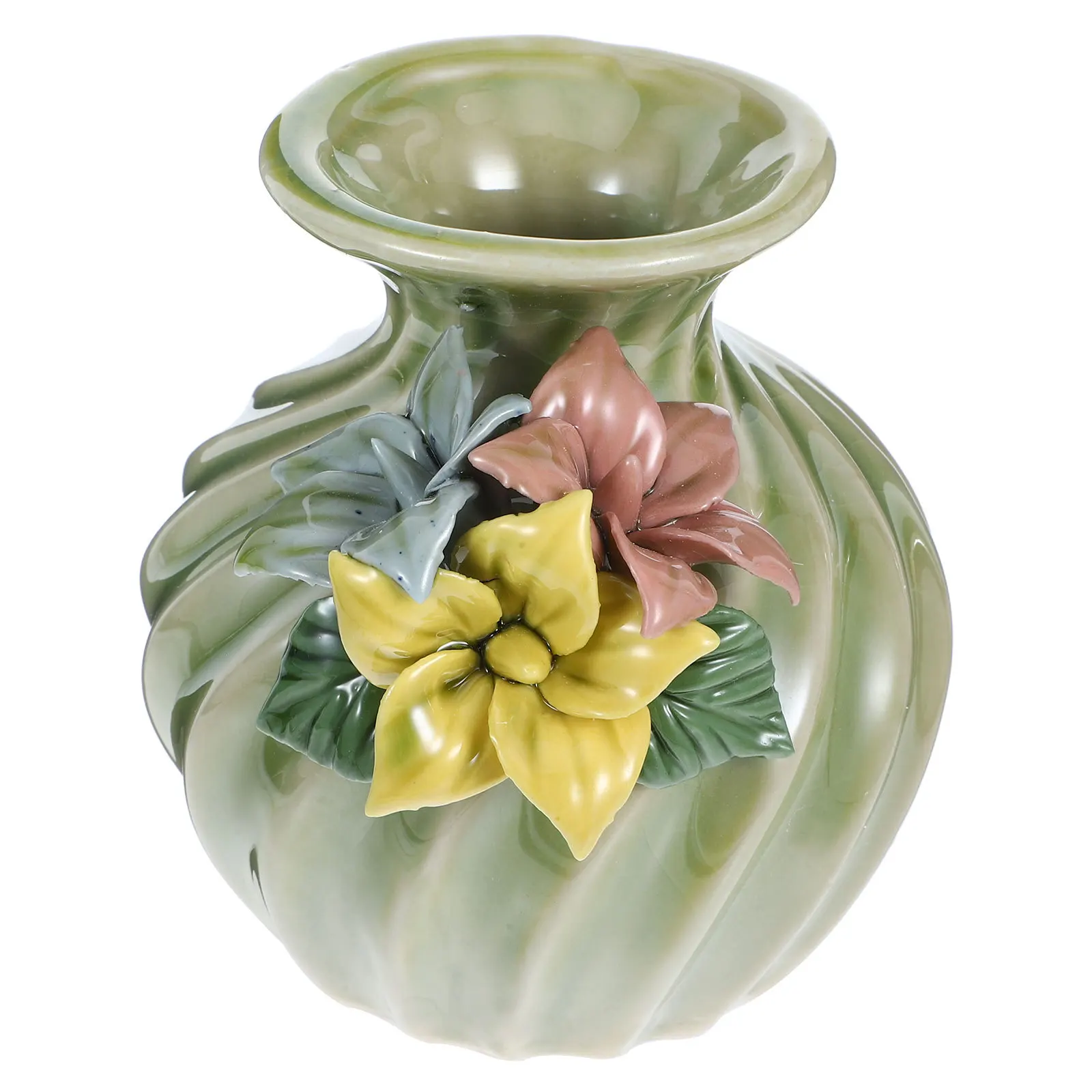 

Decorative Flower Vase Pretty Ceramic Floral Decoration Pottery Vases for Home Living Room