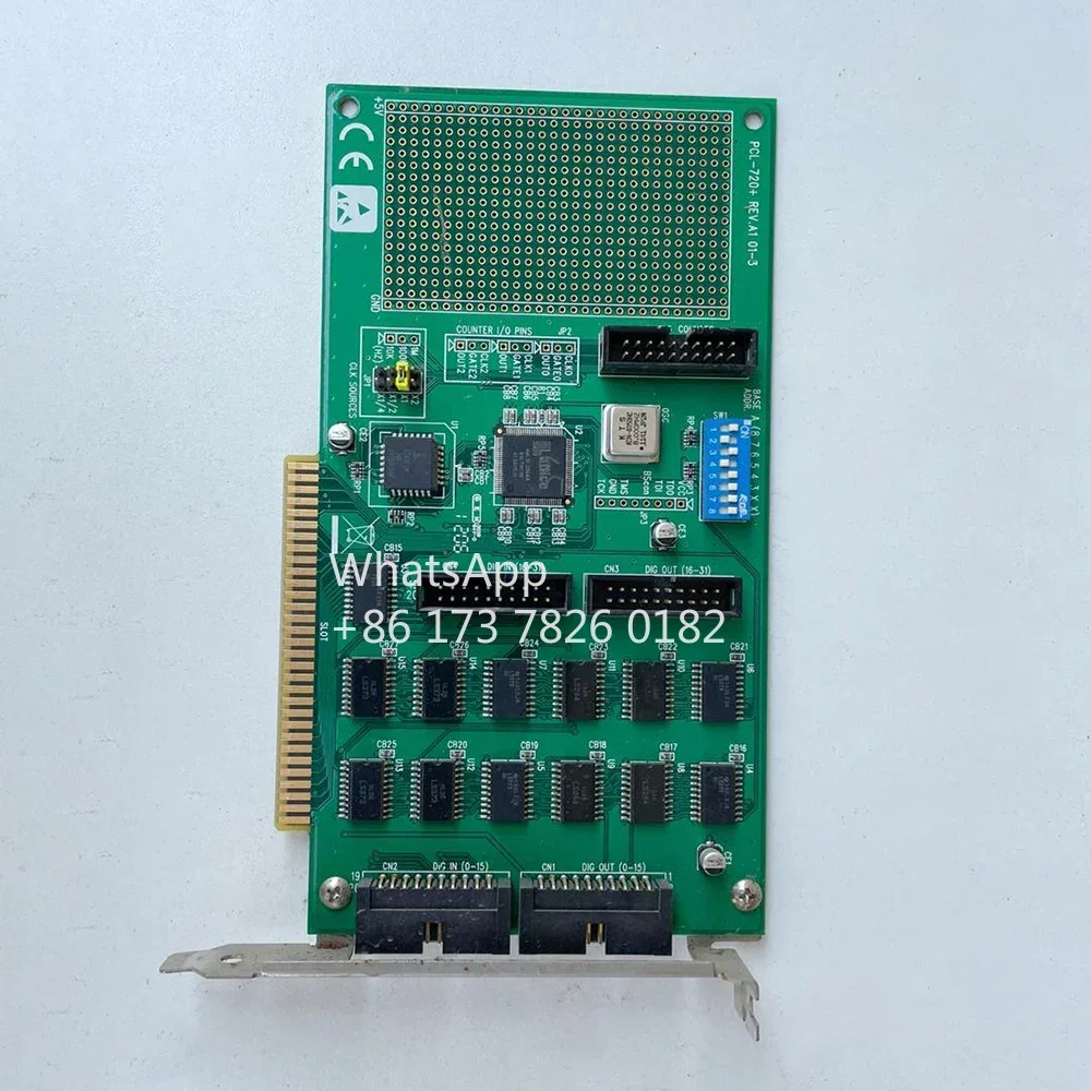 I/O Count Card ISA Bus Non Isolated 64-Channel Digital IO Card For Advantech PCL-720+ REV.A1