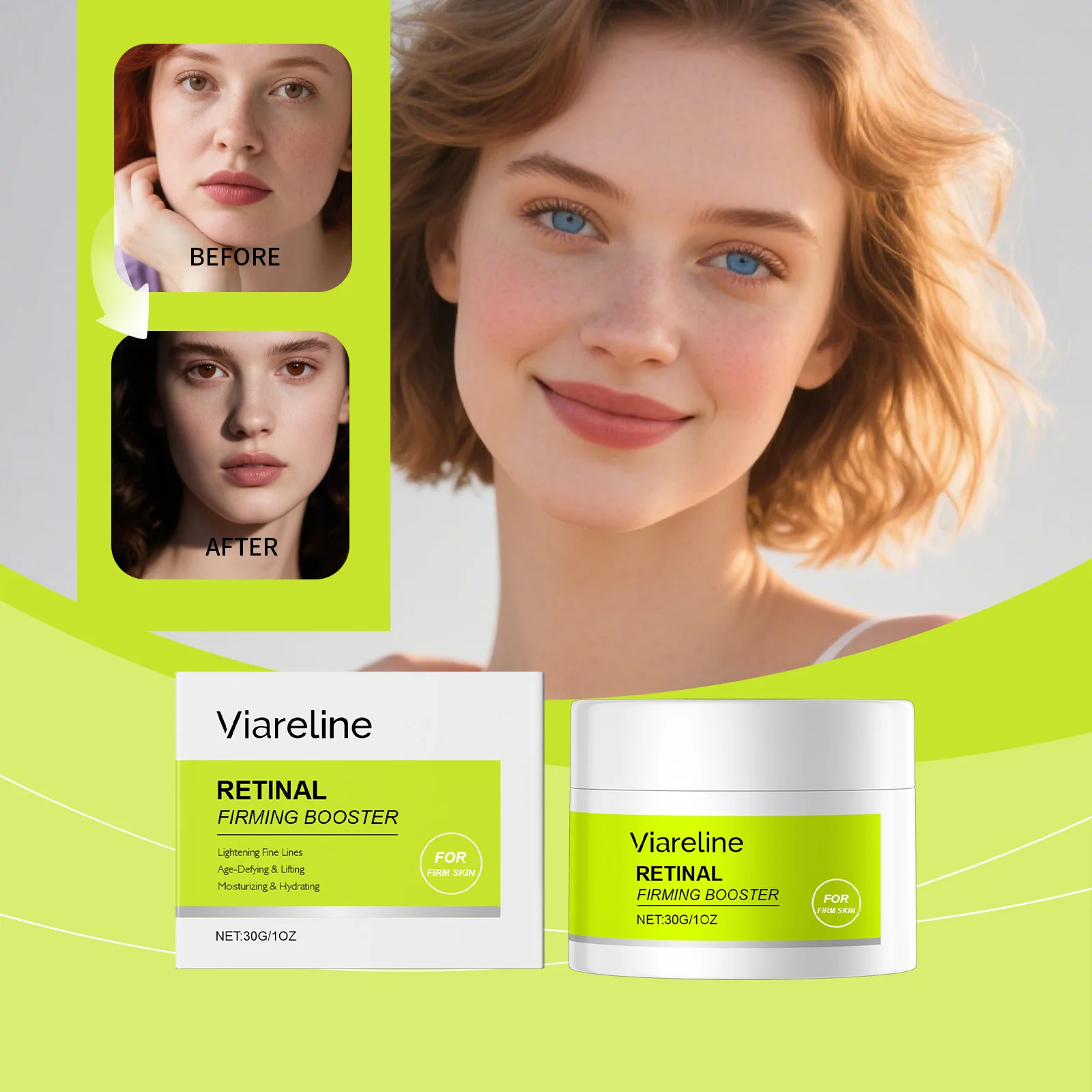 

Retinol Moisturize Cream Anti-wrinkle Lift Firm Improve Skin Dullness Melanin Correction Skin-Soothing Brighten Korean Cosmetics