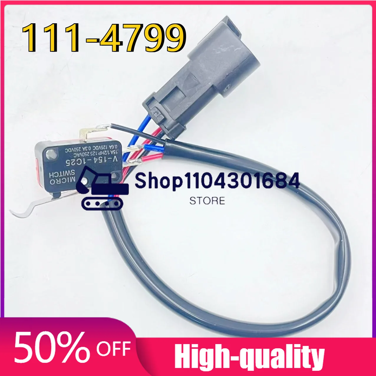 SAFETY SWITCH 111-4799 for Excavator 320D, E320B E312B E320C E336D E312D2 E312C E315D E323D E324D E345C LIMIT SWITCH