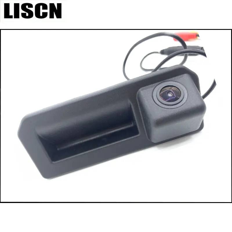HD Rear View Camera For Audi A1 A3 Q2 Q2L Q5 A5 F5 RS5 2018 2019 ~ 2022 Trunk Handle Backup Waterproof Parking Reversing Camera