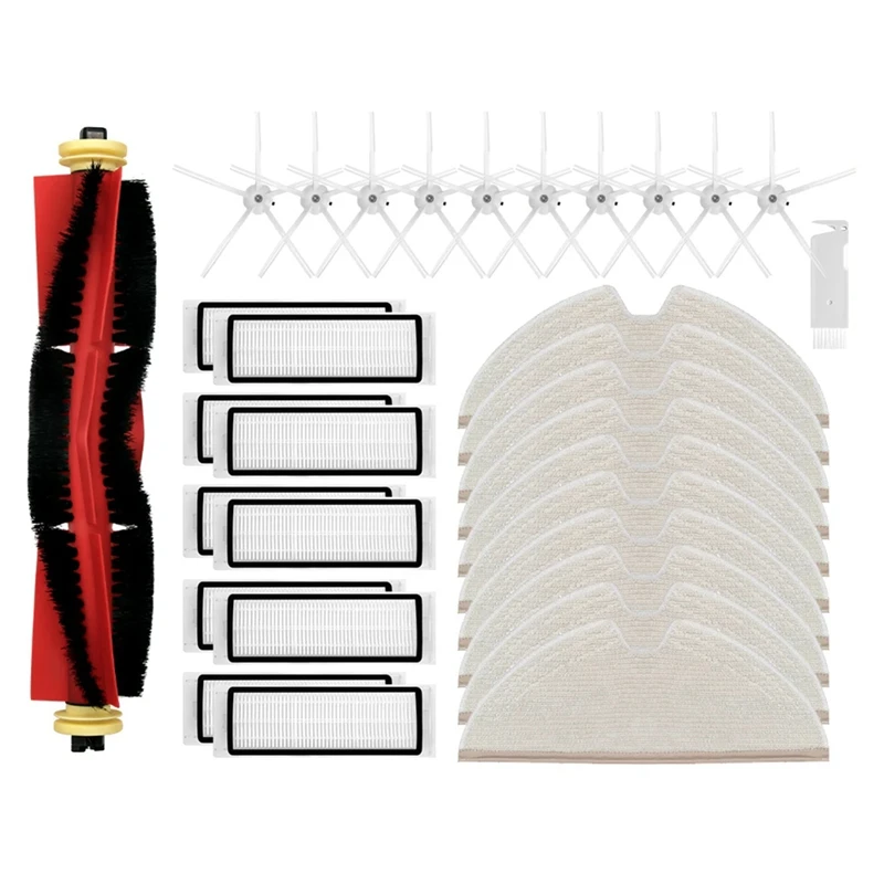 For Roborock S5 S50 S502 S55 S6 S6 Pure E4 1S SDJQR01RR Main Side Brush Mops Hepa Filters Robot Vacuum Cleaner Spare Parts