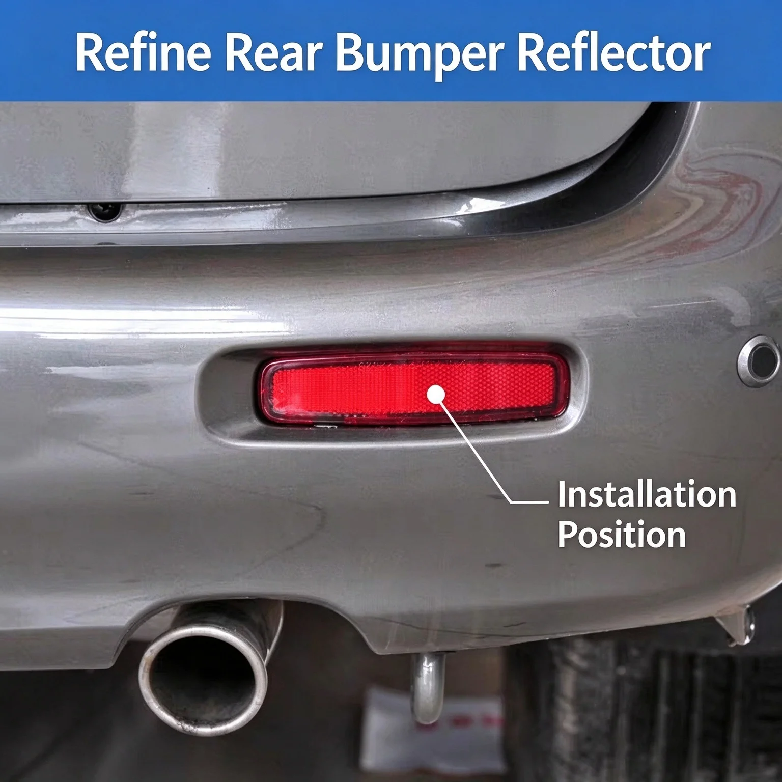 92401-4A100 For JAC Refine Hyundai H1 H-1 STAREX 01-07 Rear Bumper Light Rear Bumper Fake Light
