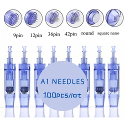 100pcs/Lot Derma Pen Needles Bayonet Cartridge Replacement Microneedling For A1 A6 N2 M7 M5 MYM Nano MicroNeedle