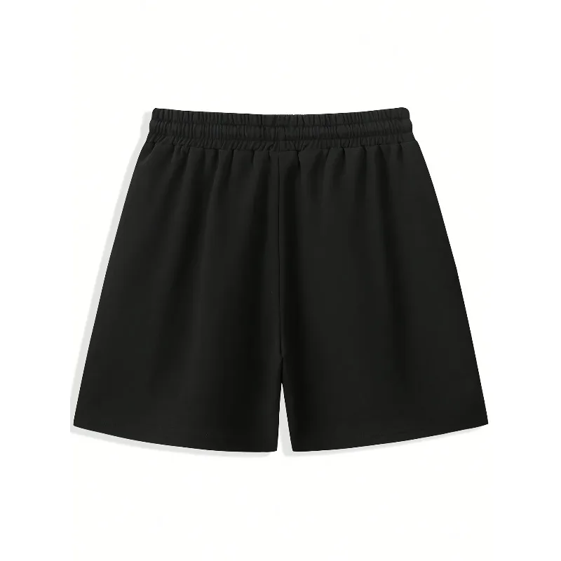 American Retro and Style Plum Blossom Printed Men's Shorts Summer Trendy Brand Straight Leg Casual Shorts for Both Men and Women