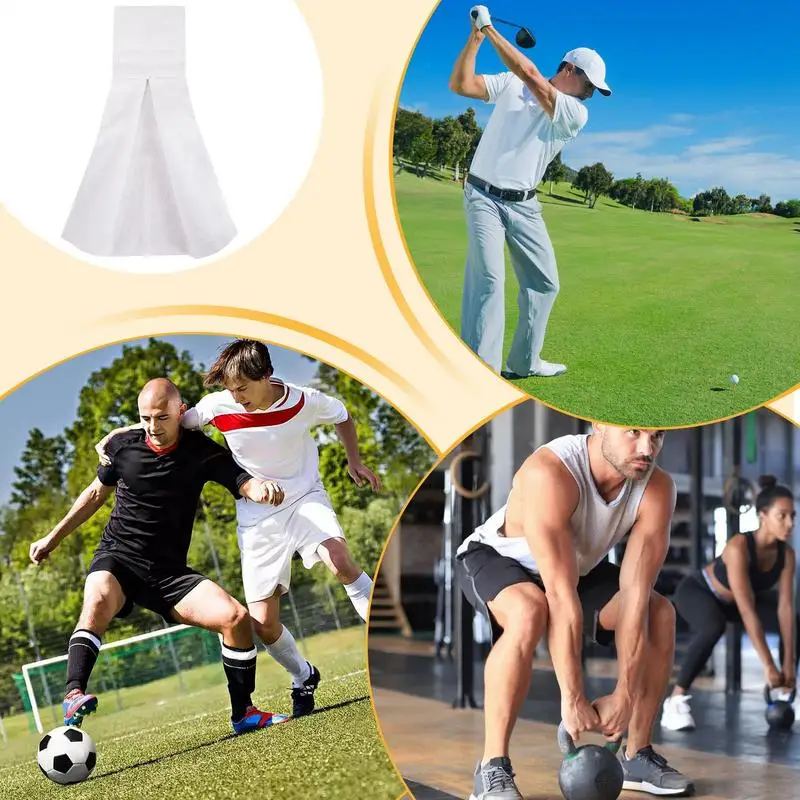 쿼터백 축구 필드 핸드 타올 청소년 남성 스 트리머 땀 타올 피부 친화적이고 흡수성 면 스포츠 장비