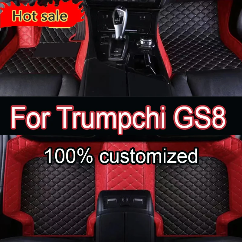 Tapetes de carro para gac trumpchi gs8 sete assentos 2020 2021 personalizado almofadas de pé automóvel capa acessórios interiores