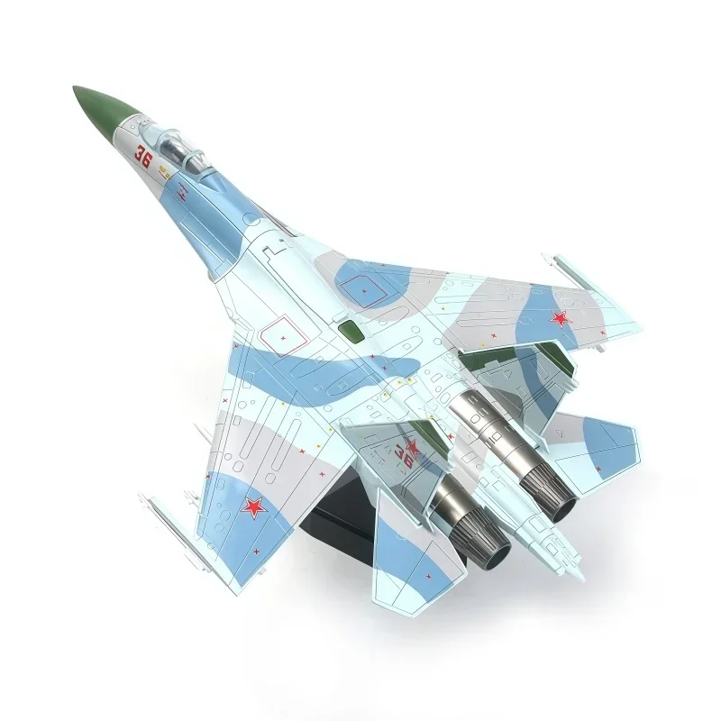 1/72 Military Series New Painted SU-27 Flanker Multi-Role Fighter Building Blocks Pre-colored Aircraft Model Toys For Aviation