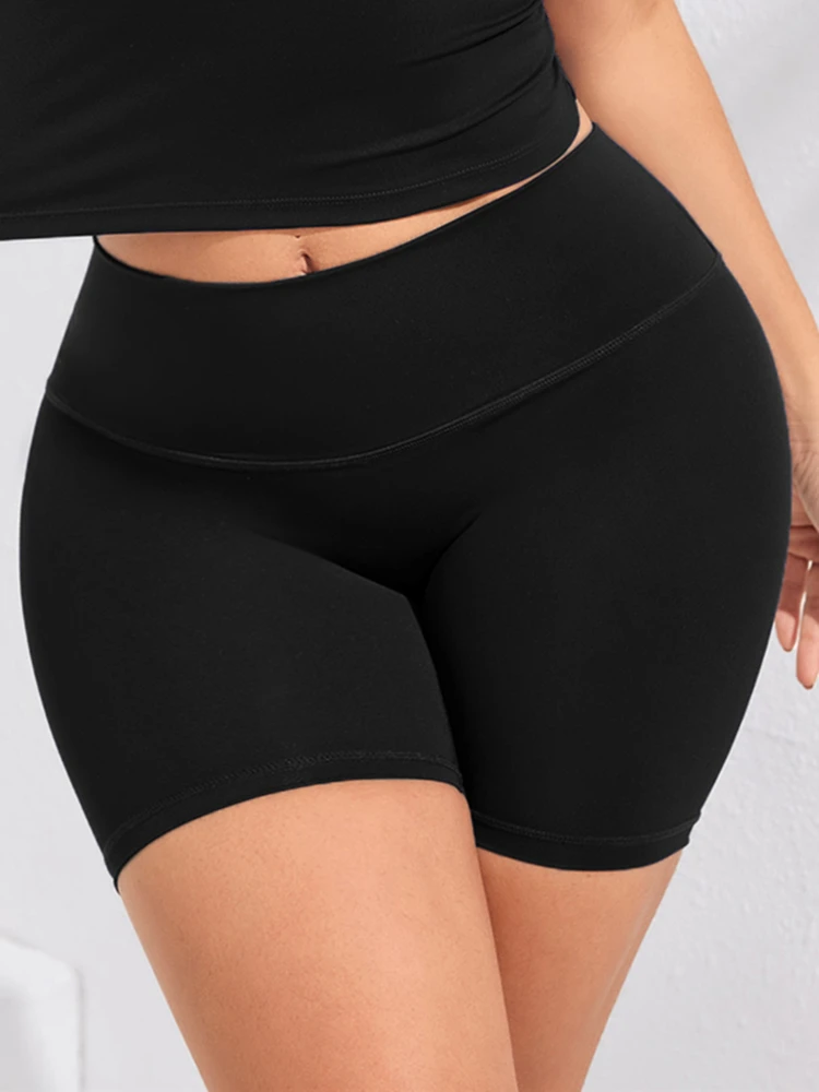 Sexy vysoký pás sportovní krátký ženy fitka legging šortky dívčí rychlý schnoucí fitness striktní activewear léto cvičení šortky