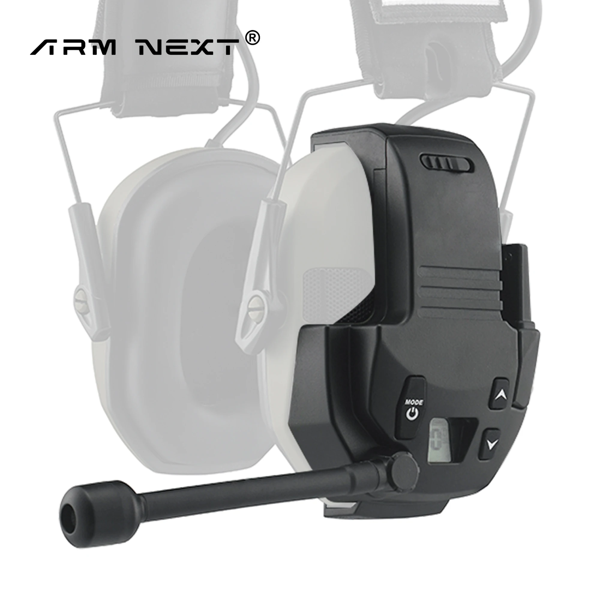 سماعة رأس تكتيكية مع محول راديو وخاصية إلغاء الضوضاء ومضادة للتدخل للاتصالات في اتجاهين والصيد في الهواء الطلق #1