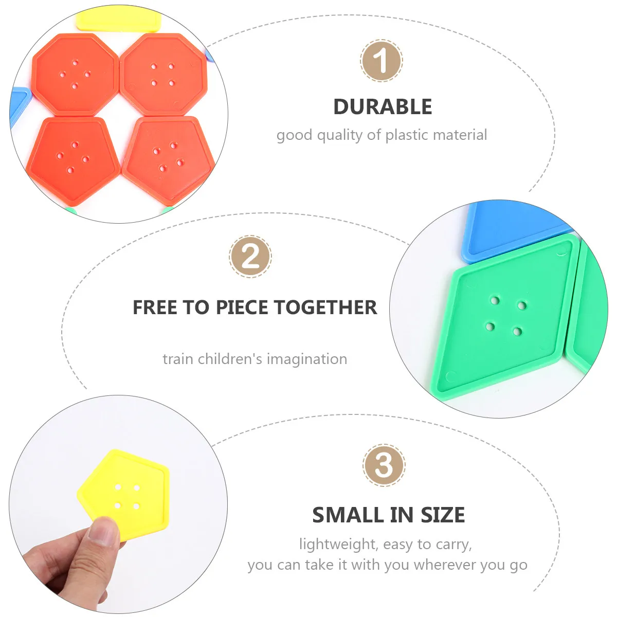 Button Threading Toy Kids Fine Motor Skills Colorful Blocks Craft Buttons for Crafts