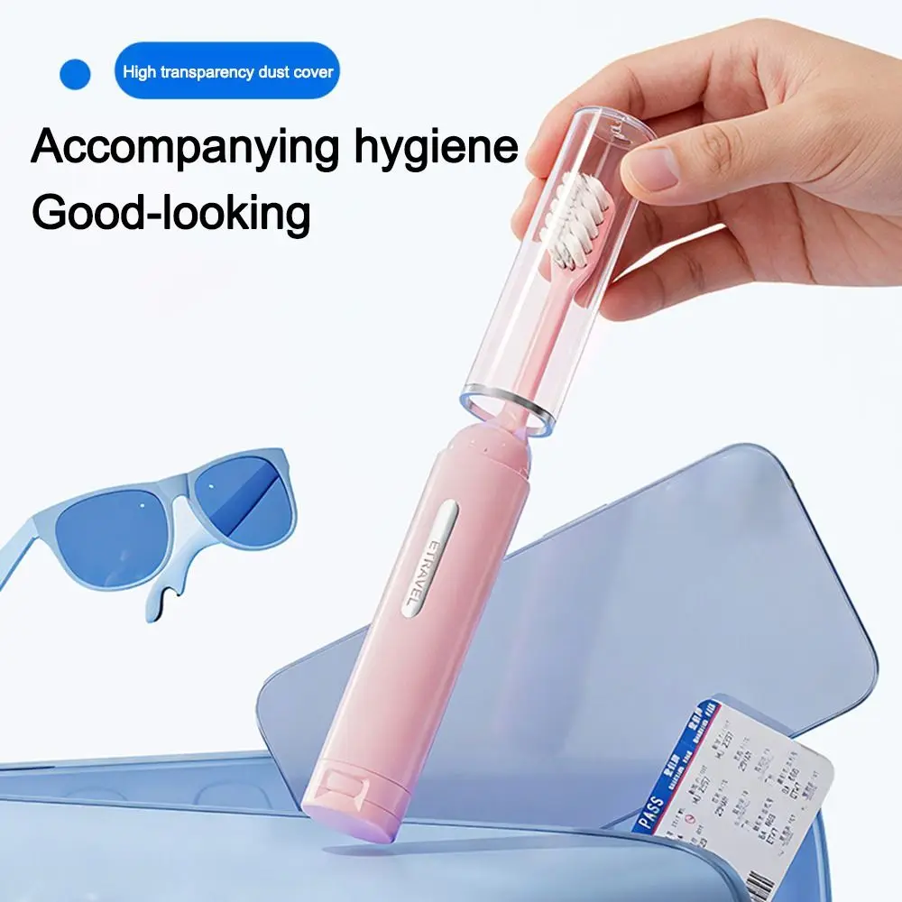 Mini Travel Toothbrush Soft Bristle Can Hold Toothpaste Toothpaste Dispenser Dust-poof Small Dental Brush Tooth Clean Tools