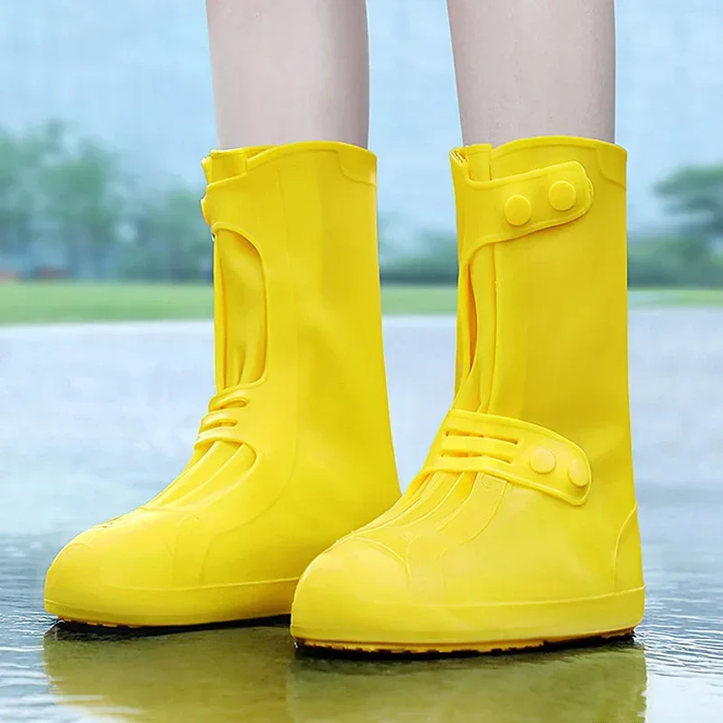 Kalosze pokrowce wodoodporne antypoślizgowe pokrowiec na buty Cubre Zapatos Para La Lluvia De Silicona Cubierta ipervable Para Lluvia XXL