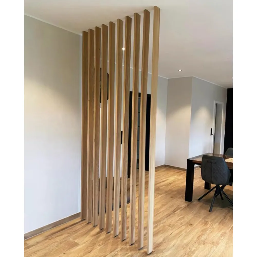 Hot design living room simple modern entrance decorative wall partition room partition wooden board screen partition column