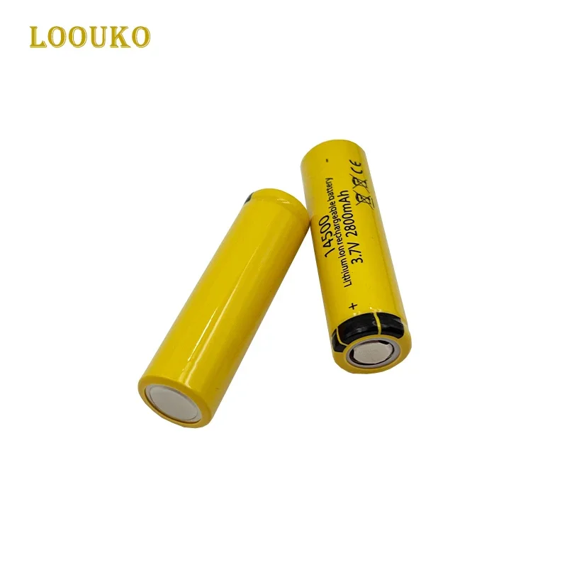 LOvised KO 14500-Large Capacity Lithium-Ion Battery 3.7 mAh 2800 V Electric Tent Brush Shaper Hair Trimmer Rechargeable